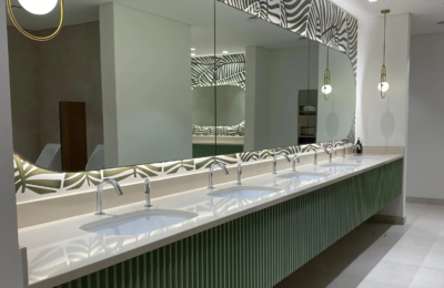 Tips On Pairing White Corian With Gold Accents